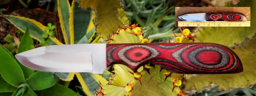 (125-CD) WKXX6 -RED/BLACK WOOD-INFINITY HANDLE - Click Image to Close